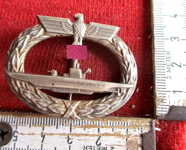 U-Boot Marine Kriegsmarine Abzeichen Orden an Nadel
