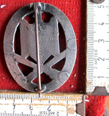 Orden Wehrmacht Allgemeines Sturmabzeichen mit HK an Nadel gemarkt