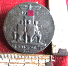 NSDAP Reichsparteitag 1936 Nuremberg avec marquage HK ORIGINAL