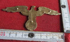 Luftwaffe RLB Reichsluftschutzbund Reichsbahn aus Metall HK großer Adler rückseitig an 3 Splinten