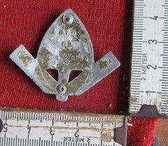 RAD gemarkt mit HK Mütze Abzeichen Splinte leider abgebrochen Reichsarbeitsdienst ORIGINAL !!!