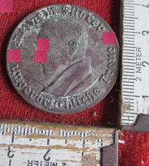 Buchholz Nordheide 1934 Gedenk Münze Adolf Hitler AH Treue Medaille