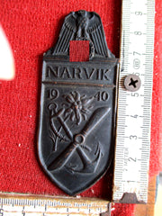 Narvikschild 1940 auf Narvik Norwegen Ärmel Schild