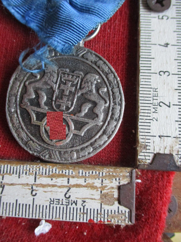 Danzig Polizei Orden 8 Jahre treue Dienste in der Polizei am Band aus einem alten Händlerbestand