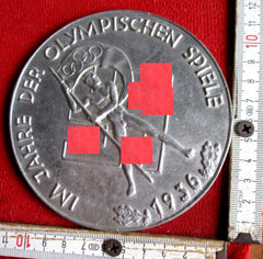 OLYMPIADE 1936 Berlin OLYMPIA mit HK Durchmesser ca. 110 mm
