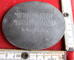 NSFK nationalsozialistisches Fliegerkorps Deutschlandflug 1938 mit HK ovale Plakette RS Inschrift: