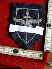 Luftwaffe Wappen Stoff Stoffabzeichen mit Schwert & HK