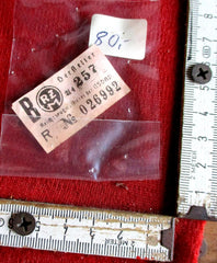 SS RZM Etikett Reichszeugmeisterei mit Nummer