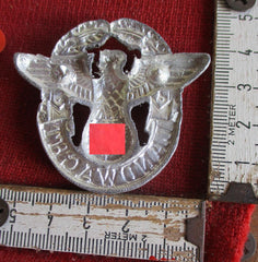 Polizei Mützenabzeichen "Landwacht" für Mannschaften aus einem alten Händlerbestand