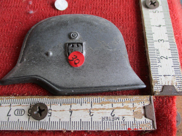 Stahlhelm M43 mit Wappen & HK Plakette Wehrmacht