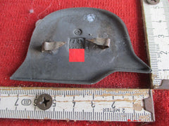 Stahlhelm M43 mit Wappen & HK Plakette Wehrmacht