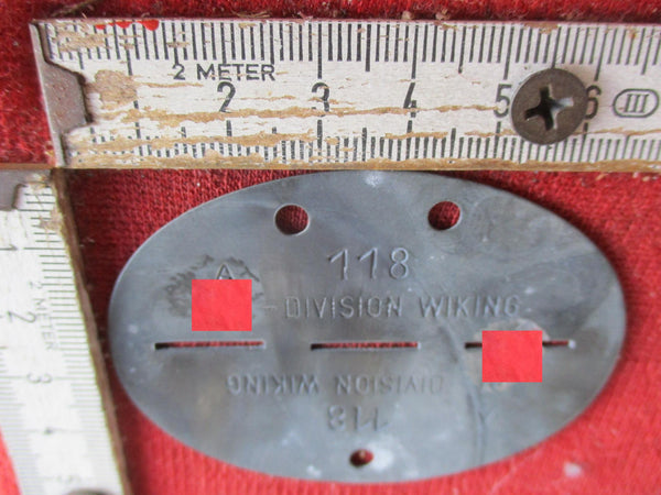 SS Erkennungsmarke Division Wiking Wehrmacht