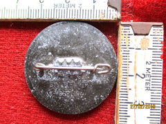 Abzeichen 1. Mai 1938 an Nadel gemarkt mit HK