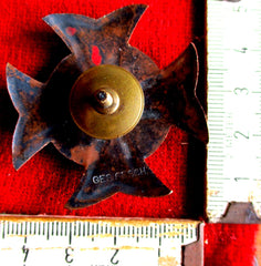 emaillierter Orfen mit HK Kavallerie ?? ich bin für jeden Hinweis dankbar mit Schraubscheibe