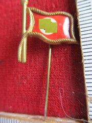 Anstecknadel Abzeichen NSDAP Fahne Deutsches Reich aus einem alten Händlerbestand