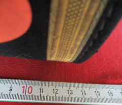 Bergmann Bergbau Hut mit Hakenkreuz Größe ca 57 Material: Filz, Leder, Emblem aus vergo. Messingblech,