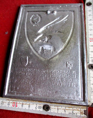 Luftwaffe Ehrenplakette der 21. Luftwaffen-Felddivision für hervorragende Leistungen und Verdienste