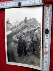 Foto-Konvolut Eystrup bei Hoya – Beerdigung Polizei-Vorsteher Carl Freese mit HK-Fahnen (Art. 30.082)