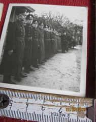 2 Fotos Polizei SS Hamburg aus 1935 Elite Rückseite beschrieben