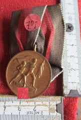 Orden Medaille zur Erinnerung an den 1. Oktober 1938 (Anschluss Sudetenland) ORIGINAL !!! am Band mit HK