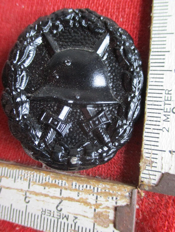 1.WK Orden Verwundeten Abzeichen in schwarz an Nadel