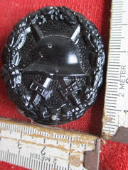 1.WK Orden Verwundeten Abzeichen in schwarz an Nadel