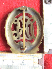 Orden DRL Sport mit HK Deutscher Reichsbund für Leibesübungen an Nadel Länge ca 70 mm gemarkt ORIGINAL !!!