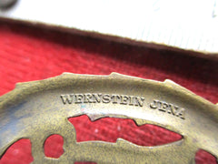 Orden DRL Sport mit HK Deutscher Reichsbund für Leibesübungen an Nadel Länge ca 70 mm gemarkt ORIGINAL !!!