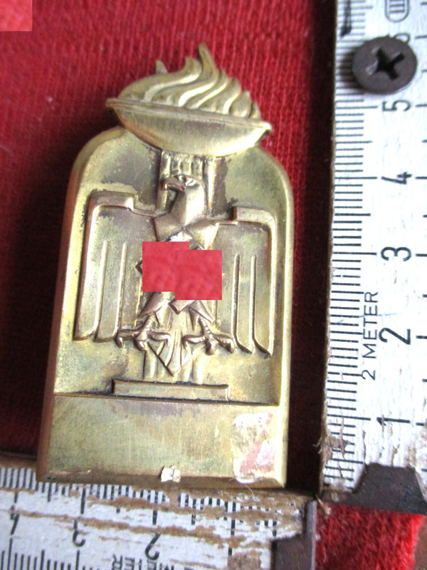 Opferflamme Abzeichen NSDAP in Metall mit HK ORIGINAL !!! aus einem alten Händlerbestand
