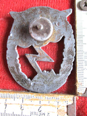 Erdkampf Orden Luftwaffe Erdkampfabzeichen mit HK an Schraubscheibe oder Nadel