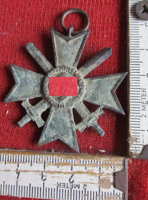 KVK 1939 mit Schwertern Kriegs Verdienst Kreuz 2. Klasse mit HK ORIGINAL !!!