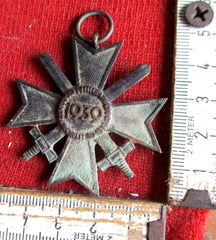 KVK 1939 mit Schwertern Kriegs Verdienst Kreuz 2. Klasse mit HK ORIGINAL !!!