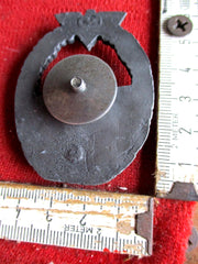 Orden Marine Schnellboot-Kriegsabzeichen mit HK an Schraubscheibe Kriegsmarine