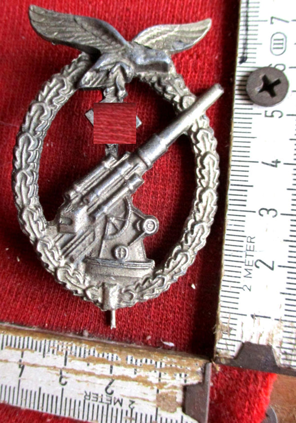 Orden Flak-Kampfabzeichen der Luftwaffe mit HK an Nadel