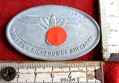 Danzig SS Heimwehr Krad Schütze Ausweis Marke aus Metall gemarkt mit HK