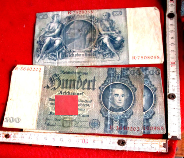 1 Stück Geldschein mit HK Deutschland aus 1935 --100 Mark Reichsmark