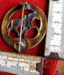 Pferde Sport 1930 Pferdepfleger Abzeichen Orden in Bronze Kavallerie