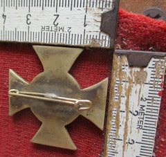 FF Friedrich Franz Kreuz 1914 Orden Mecklenburg an Nadel Erinnerung 1.WK