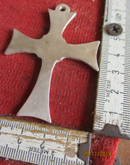 Militär Pfarrer christliches Kreuz RB S aus 1907 Orden Abzeichen mit Öse