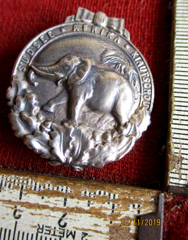 deutsche Kolonien Kolonialabzeichen Orden Elefantenorden 1922 gemarkt