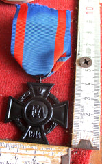 Oldenburg Friedrich August-Kreuz 2. Klasse 1914 am Band Buntmetall geschwärzt