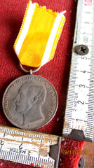 Hannover Waterloo Medaille am Band König Georg 1865