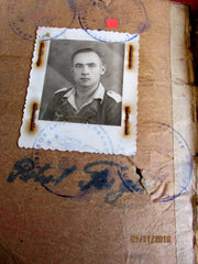 Militärpaß Soldbuch Ausweis Wehrmacht mit vielen Eintragungen und Stempelungen  aus einem alten Händlerbestand