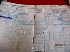 Militärpaß Soldbuch Ausweis Wehrmacht mit vielen Eintragungen und Stempelungen  aus einem alten Händlerbestand