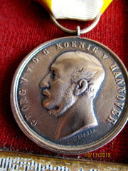 Hannover Orden Erinnerung Medaille Langensalza 1866 am Band