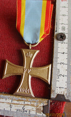 Orden Mecklenburg Friedrich Franz Kreuz II Klasse 1914 am Band