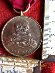 Peninsula-Medaille 1909 Braunschweig Orden am Band