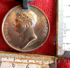 Hannover Wellington Regent Georg Waterloo-Medaille 1813 verliehen Welfen am Band