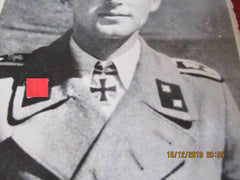 SS Foto Ritterkreuz Träger in Uniform