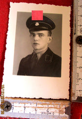 SS Foto in Uniform Oldenburg i.O. Rückseite beschrieben mit Stempel